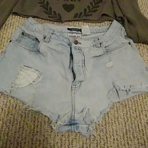 High waist shorts